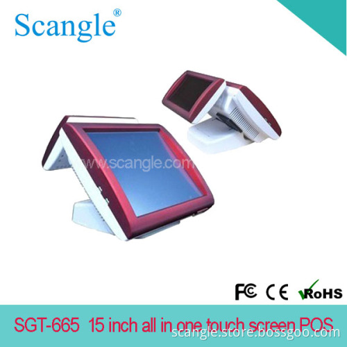 All in One POS Terminal System With Touch Monitor (SGT-665)